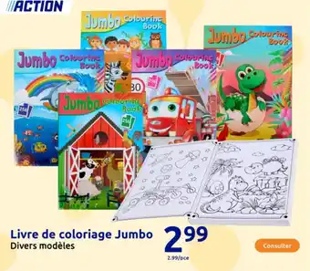 Action Livre de coloriage Jumb offre