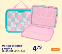 Action Malette de dessin portable offre