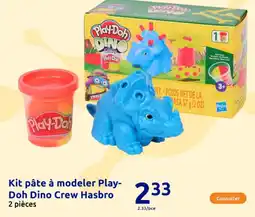 Action Kit pâte à modeler Play- Doh Dino Crew Hasbro 2 pièces offre