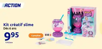 Action Kit créatif slime Dès 6 ans offre