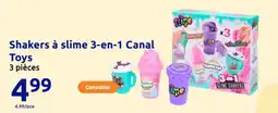 Action Shakers à slime 3-en-1 Canal offre