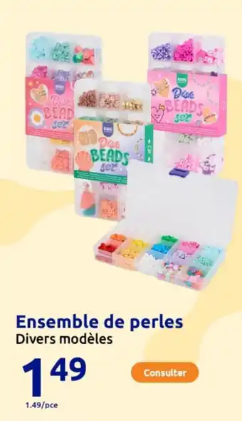 Action Ensemble de perles offre