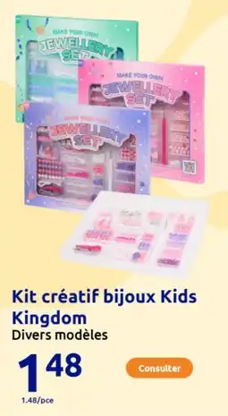 Action Kit créatif bijoux Kids Kingdom offre