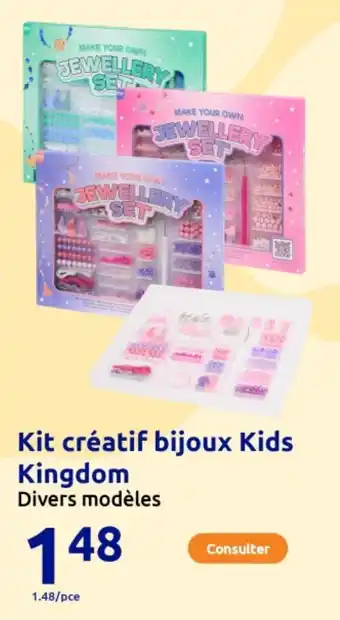 Action Kit créatif bijoux Kids Kingdom offre