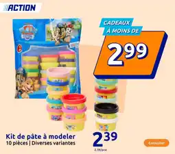 Action Kit de pâte à modeler offre