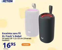 Action Enceinte sans fil XL Fresh 'n Rebel offre