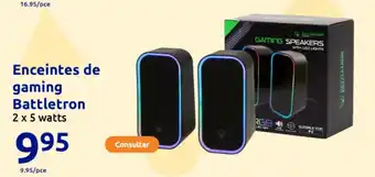 Action Enceintes de gaming Battletron offre