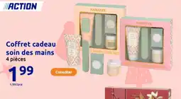 Action Coffret cadeau soin des mains 4 pièces offre