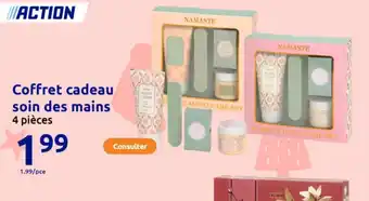 Action Coffret cadeau soin des mains 4 pièces offre