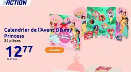 Action Calendrier de l'Avent Disney Princess 24 pièces offre