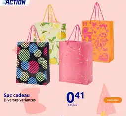 Action Sac cadeau offre