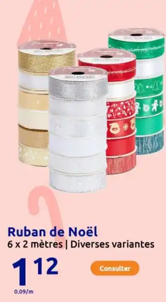 Action Ruban de Noël offre