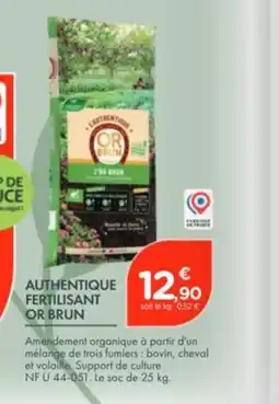 Point Vert Authentique 1290 fertilisant or brun offre