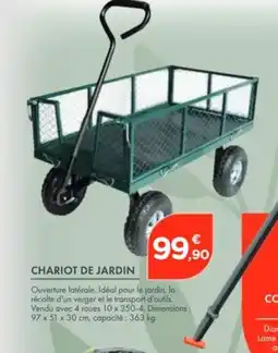Point Vert Chariot de jardin offre