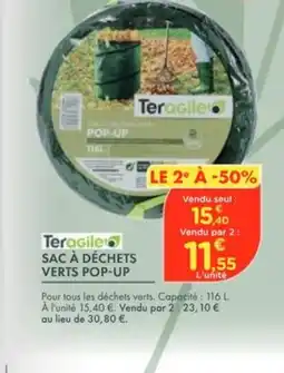 Point Vert TERAGILE Sac à déchets verts pop-up offre
