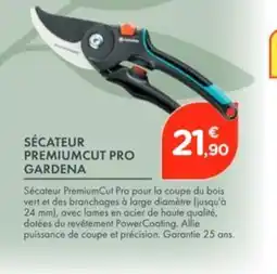 Point Vert Sécateur premiumcut pro gardena offre