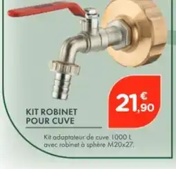 Point Vert Kit robinet pour cuve offre