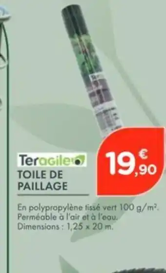 Point Vert TERAGILE Toile de paillage offre