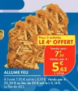 Point Vert Allume feu offre