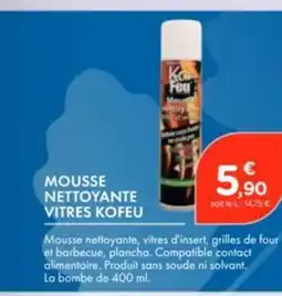 Point Vert KOFEU Mousse nettoyante vitres offre
