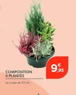 Point Vert COMPOSITION 4 PLANTES offre