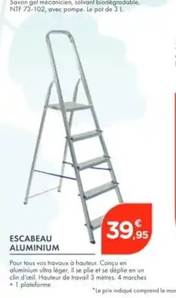 Point Vert Escabeau aluminium offre