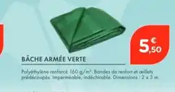 Point Vert Bâche armée verte offre
