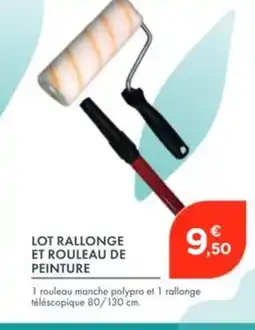 Point Vert Lot rallonge et rouleau de peinture offre
