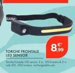 Point Vert Torche frontale led sensor offre