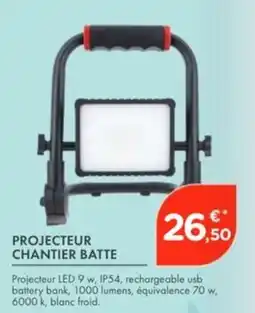 Point Vert Projecteur chantier batte offre