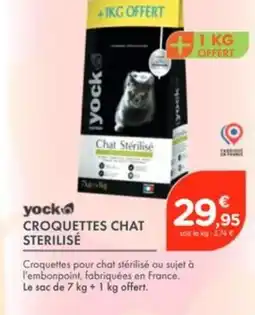 Point Vert YOCK Croquettes chat stérilisé offre