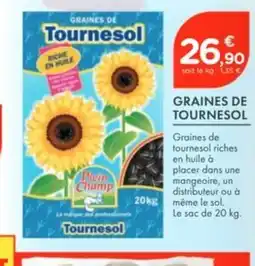 Point Vert Graines de tournesol offre