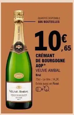 E.Leclerc Crémant De Bourgogne Aop offre