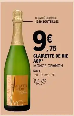 E.Leclerc Clairette De Die Aop offre