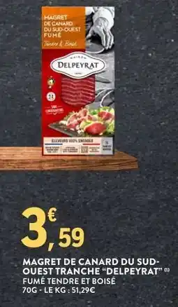 E.Leclerc Magret De Canard Du Sud-Ouest Tranché Delpeyrat offre
