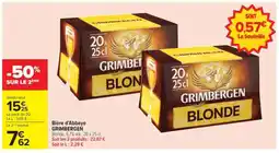 Carrefour Bière d'Abbaye GRIMBERGEN offre