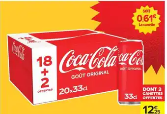 Carrefour Coca-Cola goût original offre