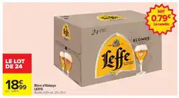 Carrefour Bière d’Abbaye LEFFE offre