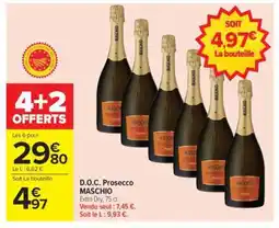 Carrefour D.O.C. Prosecco MASCHIO offre