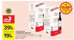Carrefour I.G.P. PAYS D'OC L'HÉRITAGE DE CARILLAN offre