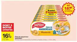 Carrefour FILETS DE MAQUEREAUX 'SAUPIQUET' offre