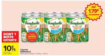 Carrefour BONDUELLE Petits pois carottes offre