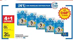 Carrefour Farine de Blé Carrefour Classic offre