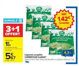 Carrefour Légumes surgelés CARREFOUR CLASSIC' offre