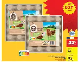 Carrefour Oeufs de poules élevées en plein air Carrefour Original offre