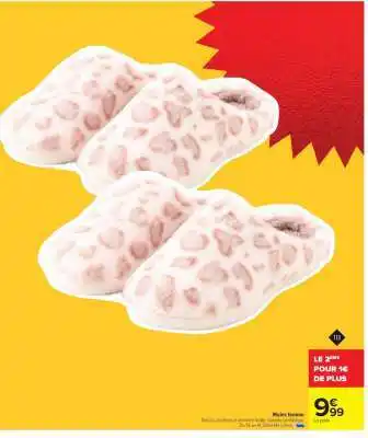 Carrefour Mules Femme offre