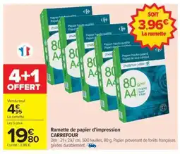 Carrefour Ramette de papier d'impression CARREFOUR offre