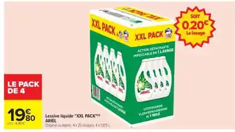 Lessive liquide XXL PACK Ariel