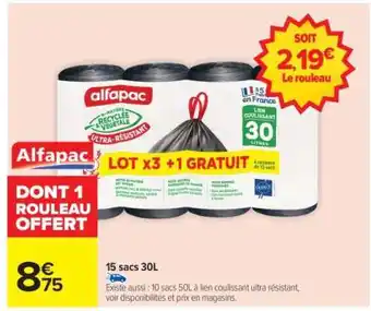 Carrefour Alfapac offre