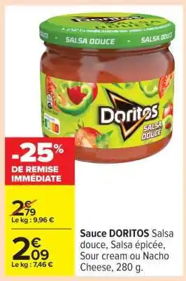 Carrefour Sauce DORITOS offre